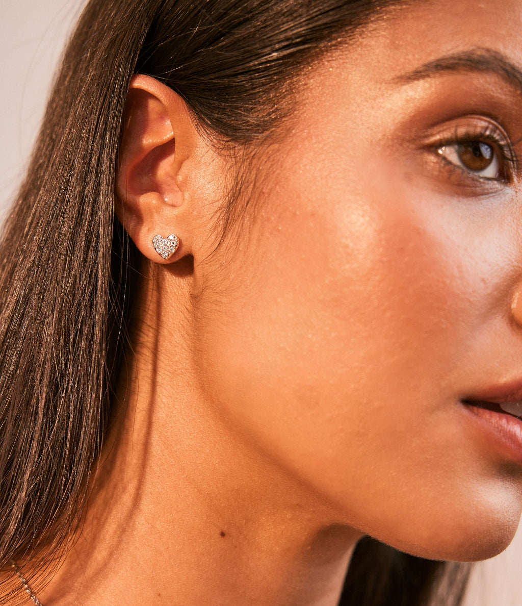 4PCS EARRING PACK - ROSE GOLD