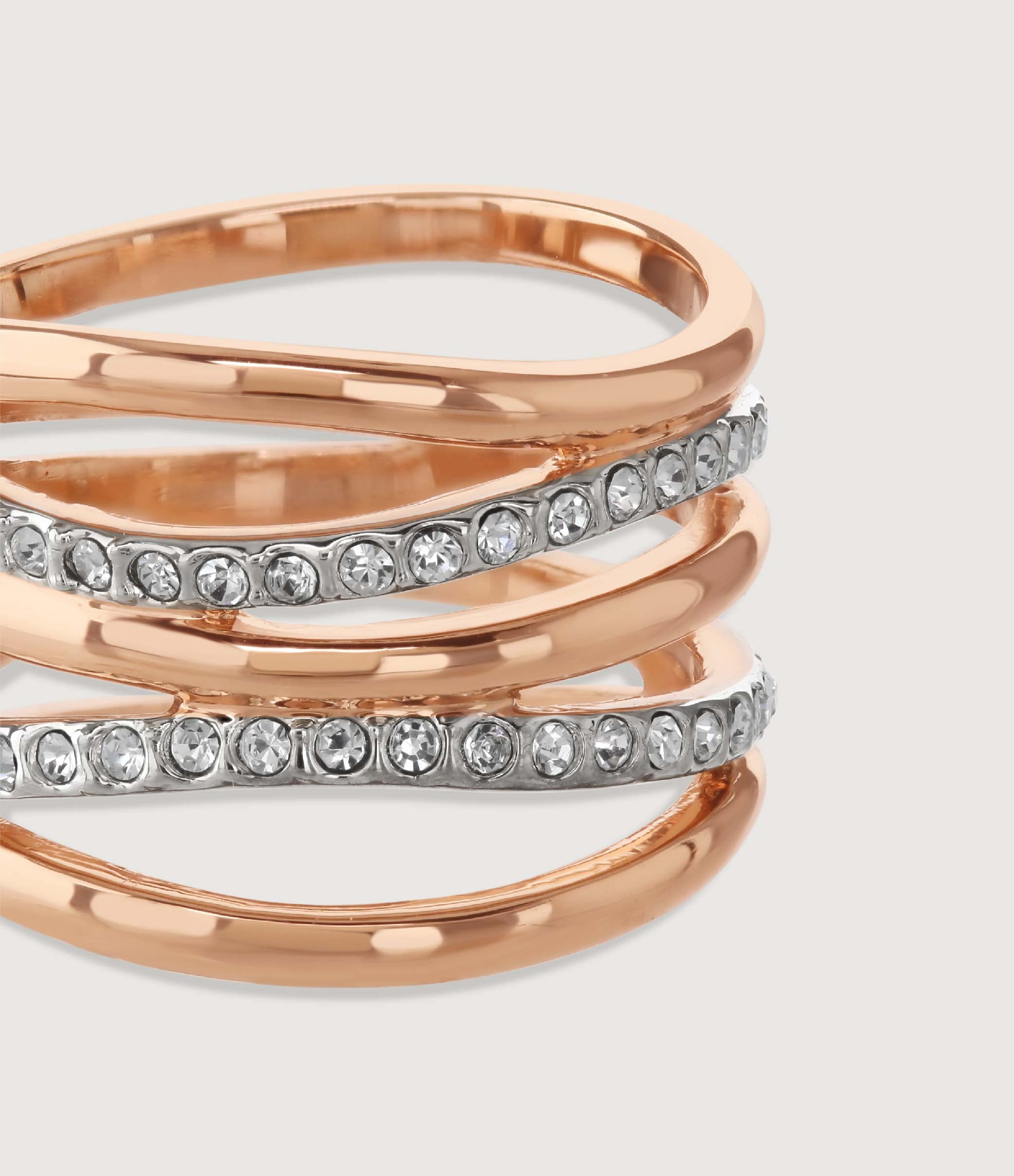 BAYSWATER RING - TWO-TONE ROSE GOLD