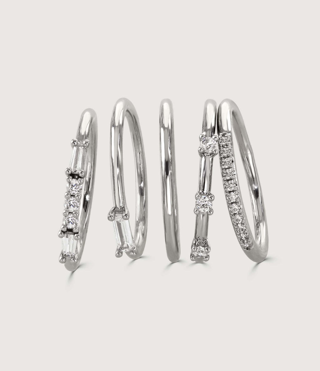5 PIECE STACKING RINGS
