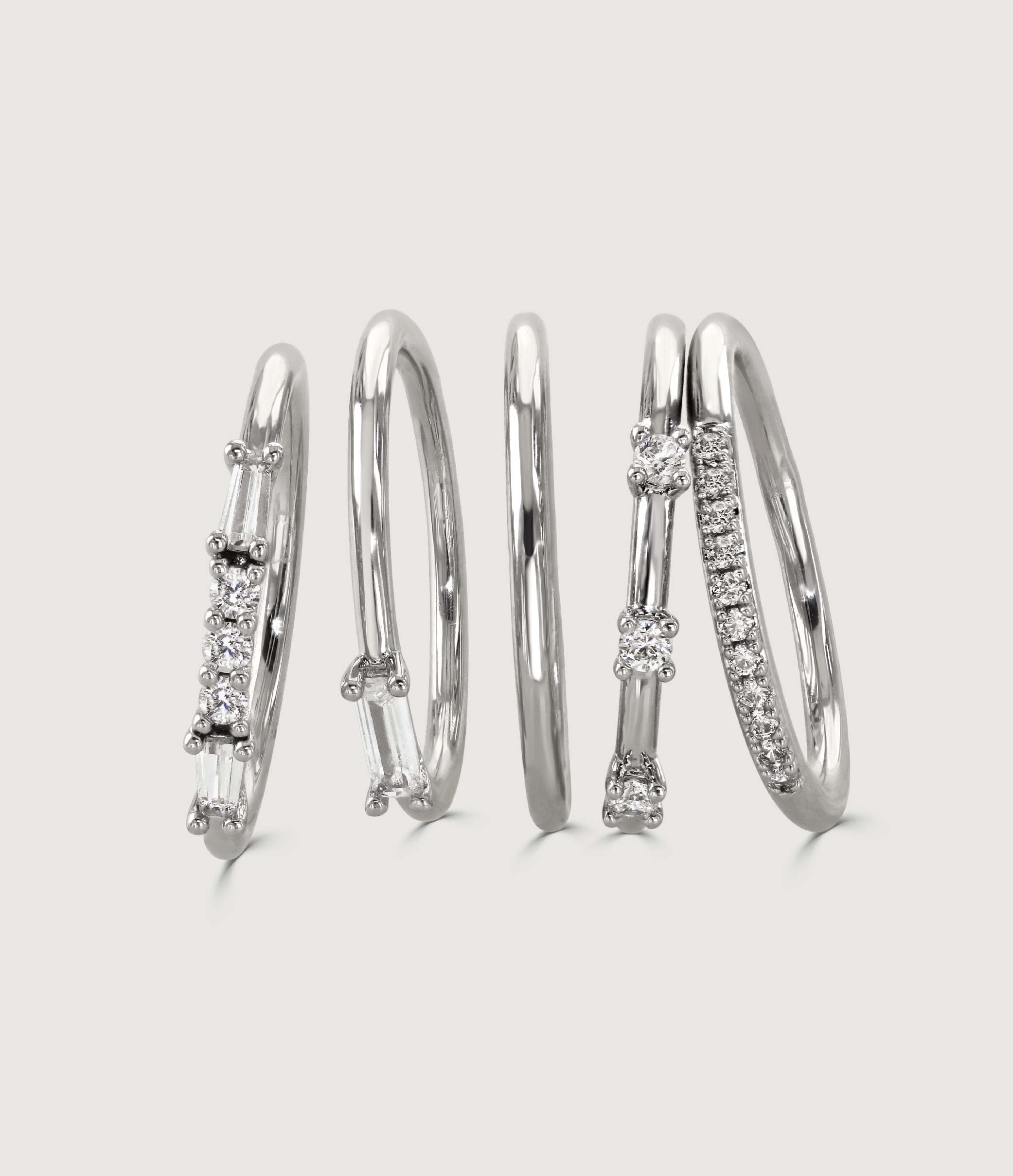 5 PIECE STACKING RINGS