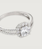 THE CARAT COLLECTION - SPLIT BAND CUSHION SPARKLE SOLITAIRE