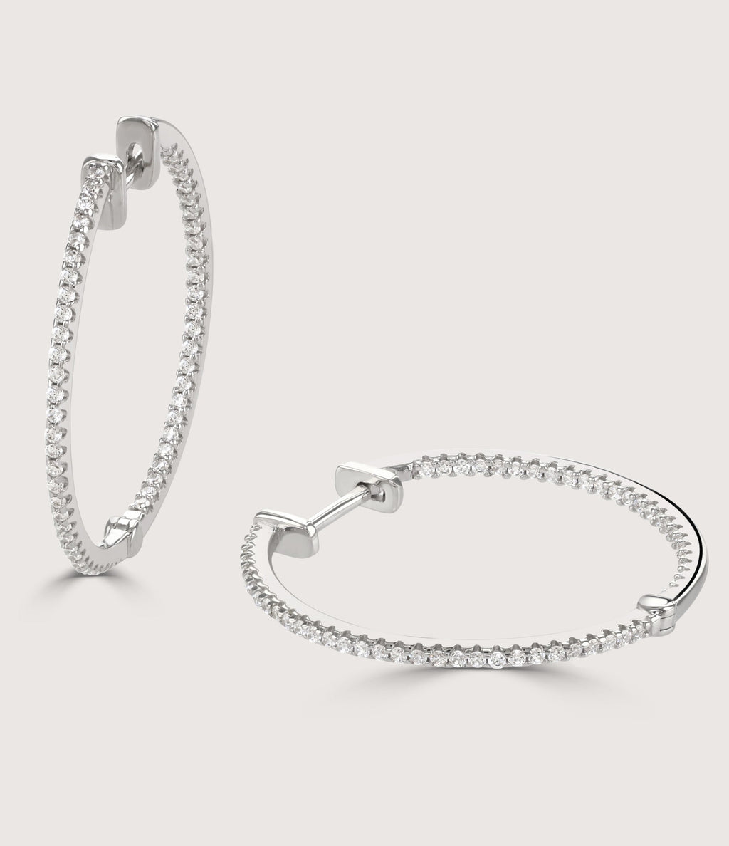 BUCKLEY LUXE - PAVÉ ROUND HOOP