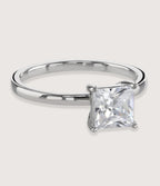 BUCKLEY LUXE - CLAW SET PRINCESS CUT RING