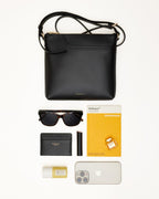 Pockets Leather Small Ziptop Ns Cross Body Bag in Pine Needle - 112237