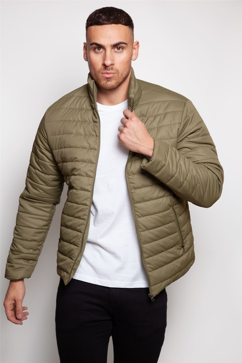 Core Puffer Funnel Coat