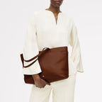 Maldon Mews Large Ziptop Tote Cognac - 112926