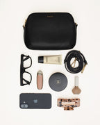 Dukes Place - Weave Medium Ziptop Crossbody Black - H2122001