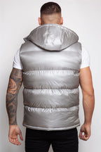 Shiny Hooded Gilet