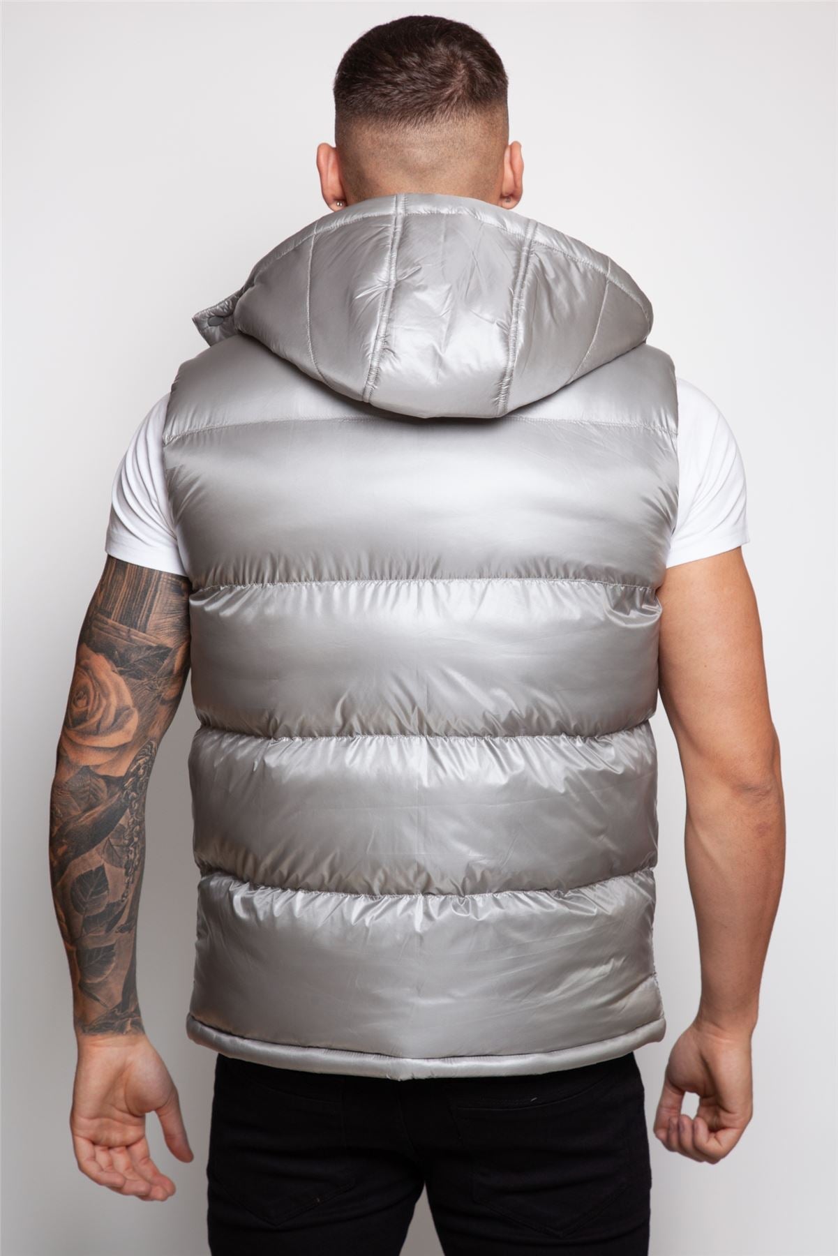 Shiny Hooded Gilet