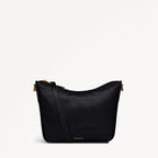 Oak Street Medium Ziptop Cross Body Black - H2015001