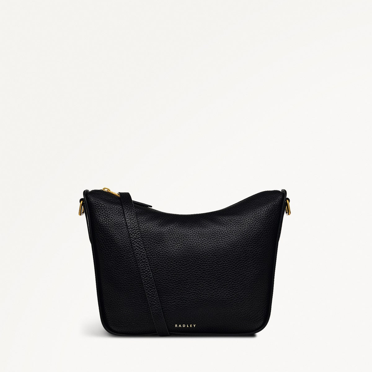 Oak Street Medium Ziptop Cross Body Black - H2015001